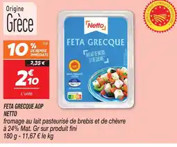 Netto Netto feta grecque aop offre