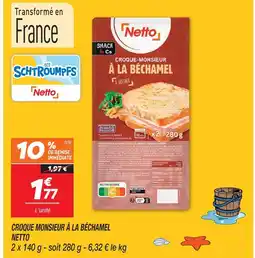 Netto Netto croque-monsieur à la béchamel offre