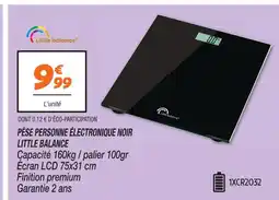 Netto Little balance pèse personne électronique noir offre