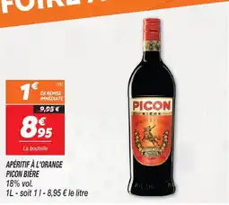Netto Picon apéritif à l'orange bière offre