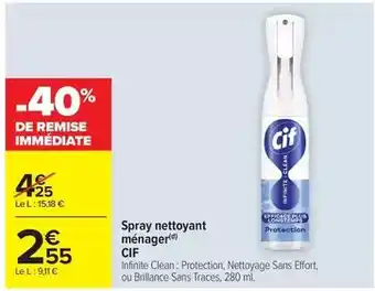 Cif - spray nettoyant menager