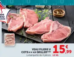 Super U Veau filiere u cote a griller offre