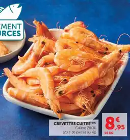 U Express Crevettes cuites offre