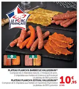 U Express Plateau planch'a barbecue vallegrain offre