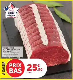 U Express Viande bovine filet a rotir ficelé avec barde offre