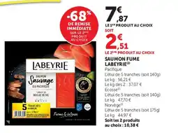 U Express Saumon fume labeyrie offre