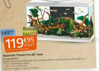 Jardiland Aquarium “confort pro 80” inwa offre