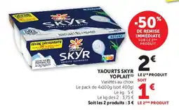 U Express Yaourts skyr yoplait offre