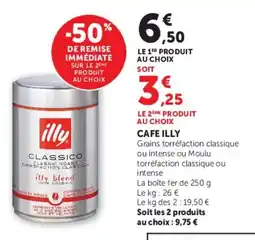 U Express Cafe illy offre