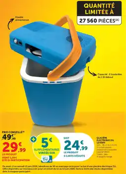 U Express Glacière électrique offre
