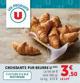 U Express Croissants pur beurre u offre