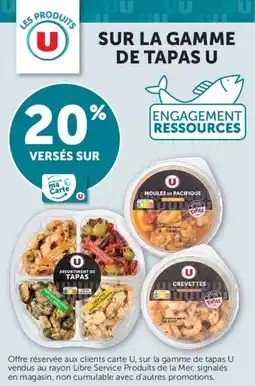 U Express Sur la gamme de tapas u offre