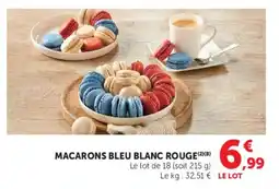 U Express Macarons bleu blanc rouge offre