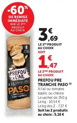 U Express Prefou pre tranche paso offre