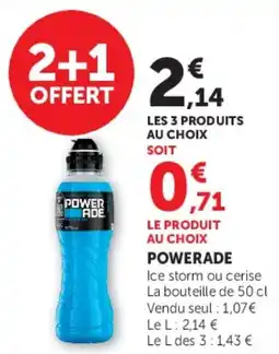 U Express Powerade offre
