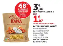 U Express Pates fraiches rana offre