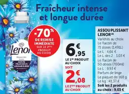 U Express Assouplissant lenor offre