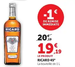 U Express Ricard 45° offre