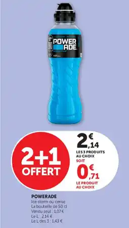 U Express Powerade offre