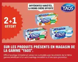 E.Leclerc Express Sur les produits présents en magasin de la gamme yaos offre