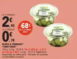 E.Leclerc Express Olives & fromage croc'frais offre