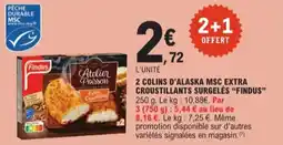 E.Leclerc Express 2 colins d'alaska msc extra croustillants surgelés findus offre