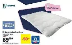 Conforama Surmatelas fraicheur offre