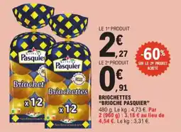 E.Leclerc Express Briochettes brioche pasquier offre