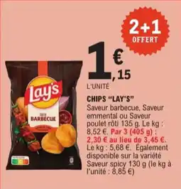 E.Leclerc Express Chips lay's offre