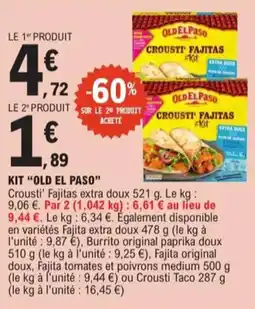 E.Leclerc Express Kit old el paso offre