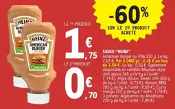 E.Leclerc Express Sauce heinz offre