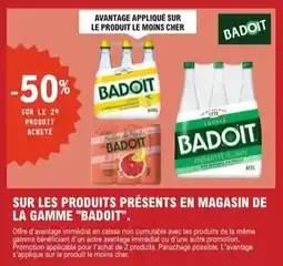 E.Leclerc Express Sur les produits présents en magasin de la gamme badoit offre