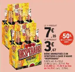 E.Leclerc Express Bière aromatisée à un spiritueux à base d'agave desperad0s offre