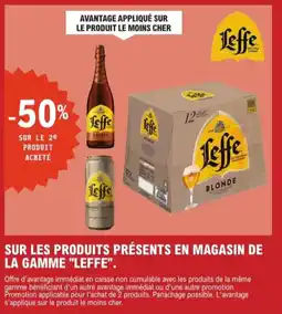 E.Leclerc Express Sur les produits présents en magasin de la gamme leffe offre