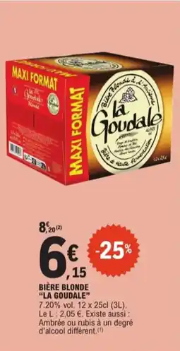 E.Leclerc Express Bière blonde la goudale offre