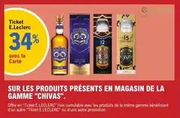 E.Leclerc Express Sur les produits présents en magasin de la gamme chivas offre