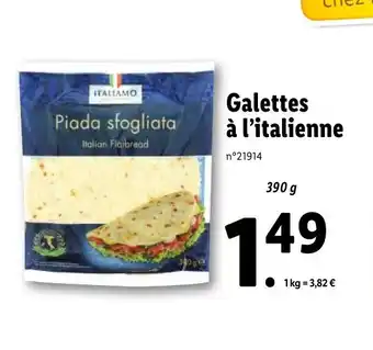 Lidl Galettes à l'italienne offre