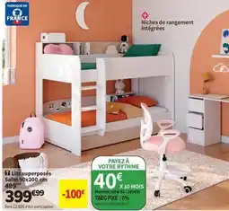Conforama Total - lits superposés offre