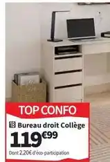 Conforama Bureau droit collège offre