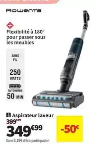 Conforama Rowenta - aspirateur laveur offre