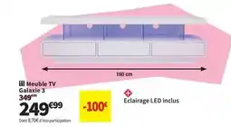 Conforama Meuble tv galaxie 3 offre