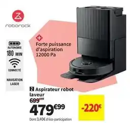 Conforama Aspirateur robot laveur offre