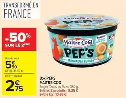 Carrefour Drive Maître coq - box peps offre