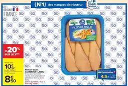 Carrefour Drive Carrefour - filets de poulet classic offre