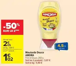 Carrefour Drive Amora - moutarde douce offre