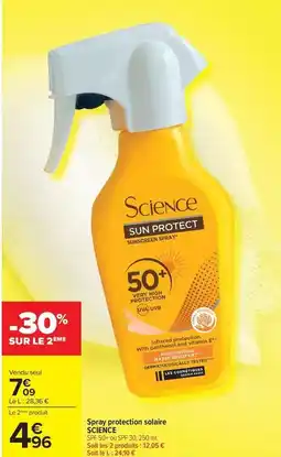Carrefour Sun - spin protection solare offre