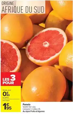 Carrefour Pomelo offre