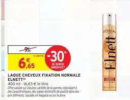 Intermarché ELNETT Laque micro-diffusio fixation normale offre
