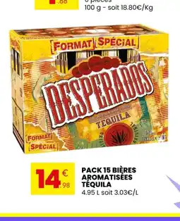 Stokomani Pack 15 bières aromatisées téquila offre