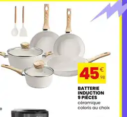 Stokomani Batterie induction 9 pièces offre